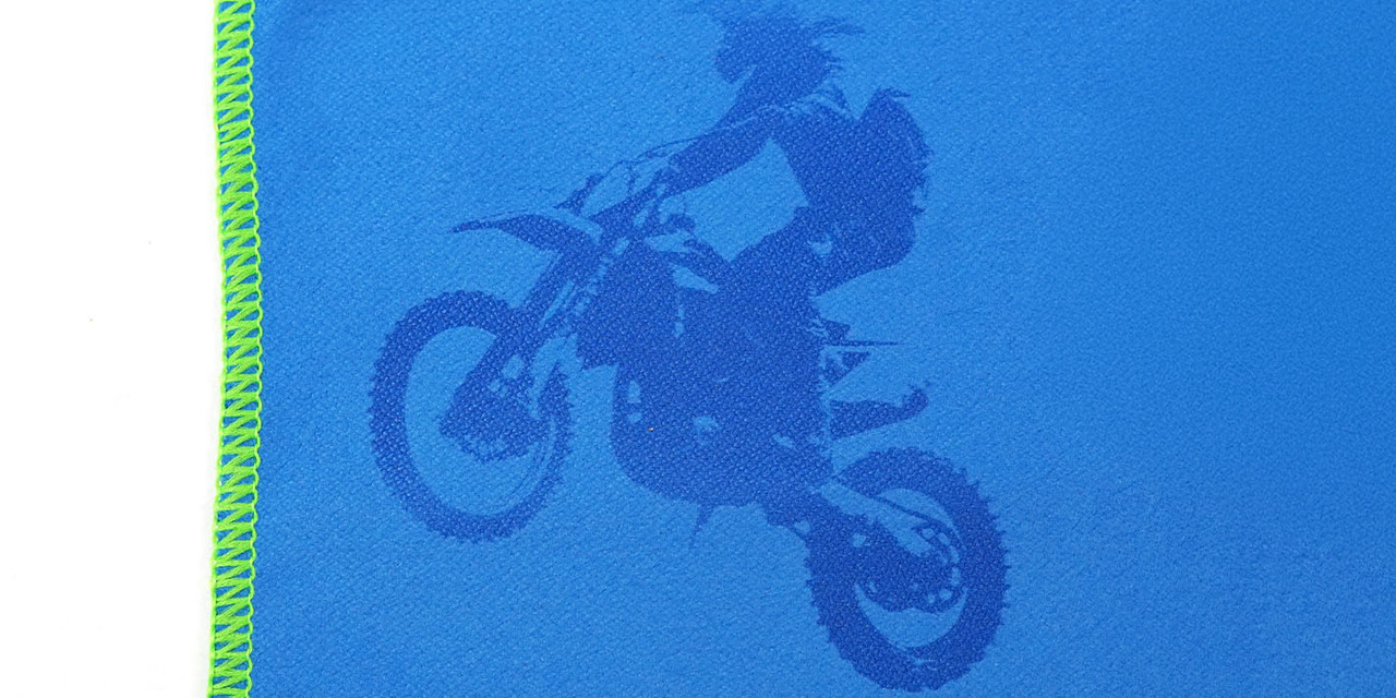 Ręcznik z grawerem moto cross